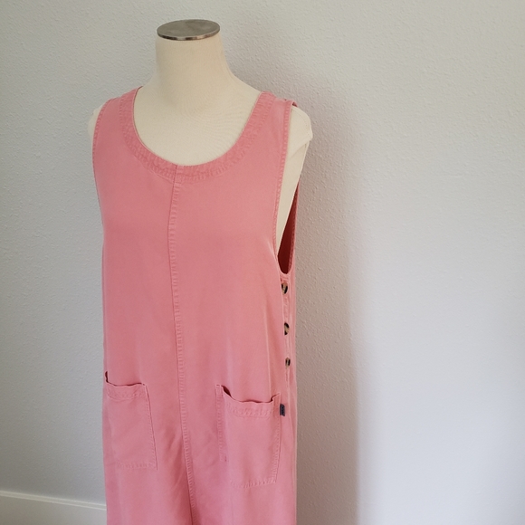 Amy K Su Vintage 90s Overalls Dress - Maxi Jumper - Picture 2 of 7